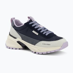 Damenschuhe Calvin Klein HW0HW03279 Hike Runner Nylon Mix blue nights/night owl/white