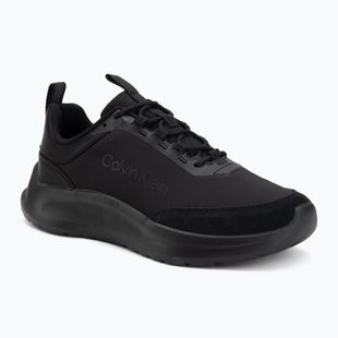 Herren Schuhe Calvin Klein HM0HM02342 Light Eva Runn Essential Laceup Nylon Suede triple black