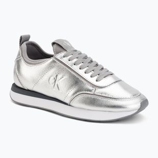 Damen-Schuhe Calvin Klein HW0HW03287 Retro Runner Metallic silver