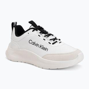 Damen-Schuhe Calvin Klein HW0HW03293 Light Eva Run Essential LAC Nylon Suede bright white/black