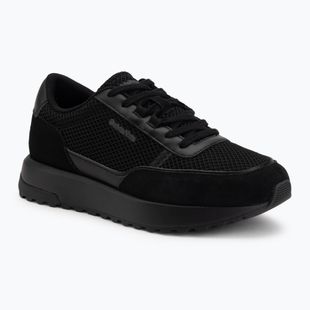 Herren Schuhe Calvin Klein HM0HM02215 City Runner Laceup Nylon Recycled Suede triple black