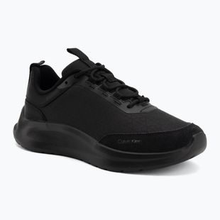 Herren Schuhe Calvin Klein HM0HM02343 Light Eva Runn Laceup AOP triple black