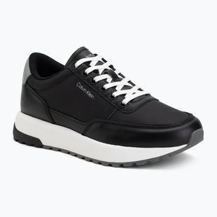 Herren Schuhe Calvin Klein HM0HM02214 City Runner Laceup Leather Mix black/granite road