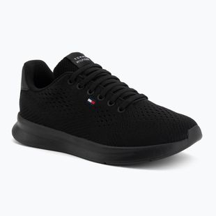 Herren Schuhe Tommy Hilfiger Lightweight Runner Knit black