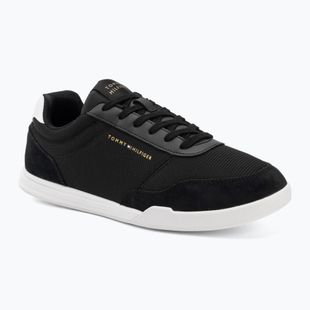 Herren Schuhe Tommy Hilfiger Low Pro Cupsole Nylon Suede Mix black