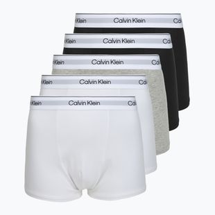 Herrenboxershorts Calvin Klein LV00NB4437 Relaxed Fit Trunk grey heather/black/classic white