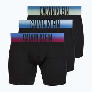 Herrenboxershorts Calvin Klein LV00NB4622 Boxer Brief blck bodies w/ plein air psdn blue/