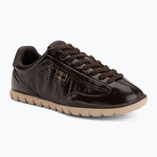 Damen-Schuhe Tommy Hilfiger Tj Low Runner Soft Naplak fondant brown
