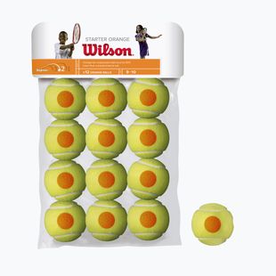 Wilson Starter Orange Tball Tennisbälle 12 Stück gelb WRT137200