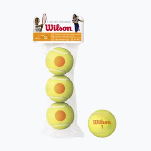 Wilson Starter Orange Tball Kinder-Tennisbälle 3 Stück gelb WRT137300