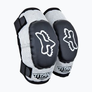 Fahrrad-Ellenbogenschoner Kinder Fox Racing Peewee Titan Youth Elbow Jr black/silver