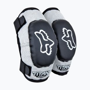 Fahrrad-Ellenbogenschoner Kinder Fox Racing Peewee Titan Elbow Jr black/silver