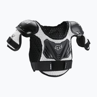 Fox Racing Peewee Titan Roost Deflector Jr schwarz/silber Kinder Fahrradpuffer