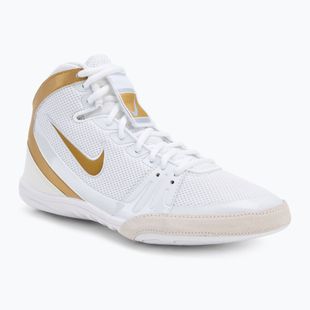 Nike Freek Weiß/Metallic Gold/Cool Grey Boxen Schuhe