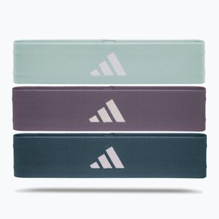 Set mit Fitnessbändern adidas Resistance Band 3 Stk. green/ violet/ blue