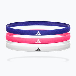 Stirnbänder adidas Hairbands 3 pack lucid blue/lucid pink/white