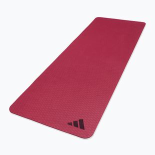 Fitnessmatte adidas Yoga 6 mm collegiate burgundy