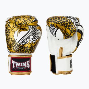 Boxhandschuhe Twins Special Fancy FBGVL3-52 white/gold
