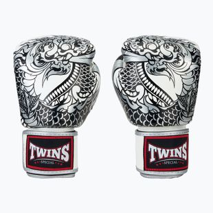 Boxhandschuhe Twins Special Fancy FBGVL3-52 white/silver