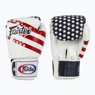 Boxhandschuhe Fairtex Universal "Tight-Fit" Design USA white