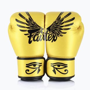 Boxhandschuhe Fairtex Universal "Tight-Fit" Design Falcon gold