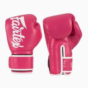 Boxhandschuhe Fairtex Microfiber pink/white