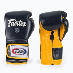 Boxhandschuhe Fairtex Heavy Hitter's Mexican Style blue/yellow