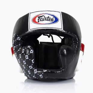 Boxhelm Fairtex Super SPaarring black/white