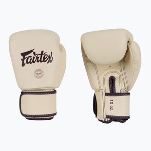 Boxhandschuhe Fairtex Real Leather Boxing  Khaki