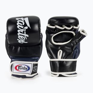 Fairtex Super Sparring Grappling Handschuhe schwarz/blau