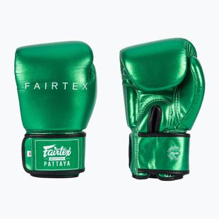 Boxhandschuhe Fairtex Metallic Boxing green