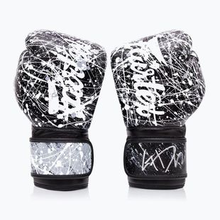 Boxhandschuhe Fairtex Microfiber Art Collections Painter black/white