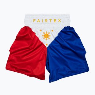 Fairtex Boxing Trunks BT2001 'Philippinen' rot/weiß/blaue Boxershorts