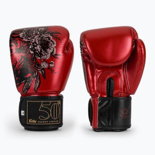 Fairtex Golden Jubilee rote Boxhandschuhe