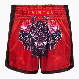 Fairtex Kinder Boxershorts BSK2108 'Stiller Krieger' rot