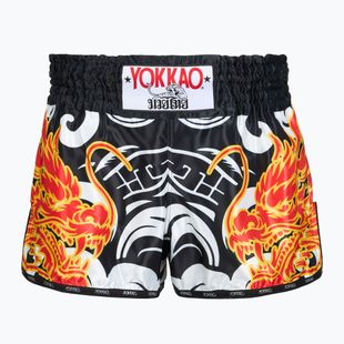 Trainingsshorts Herren YOKKAO Dragon Muay Thai black/white