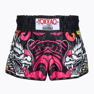 Trainingsshorts Herren YOKKAO Dragon Muay Thai pink/blue