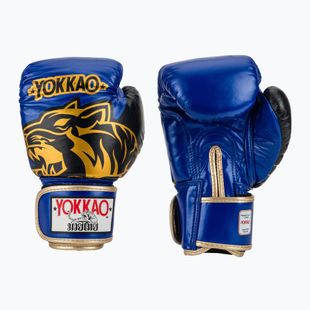 Boxhandschuhe YOKKAO Original Boxing Gloves electric blue