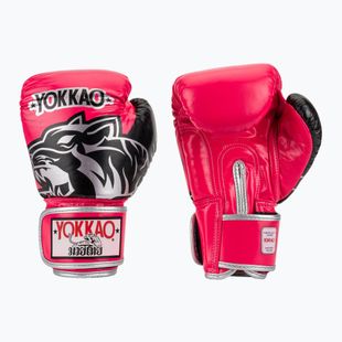Boxhandschuhe YOKKAO Original Boxing Gloves fuchsia