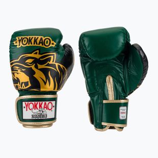Boxhandschuhe YOKKAO Original Boxing Gloves forest green
