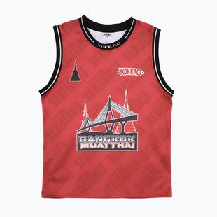 Trainings-T-Shirt Herren YOKKAO Basket Bridge Tank Top red
