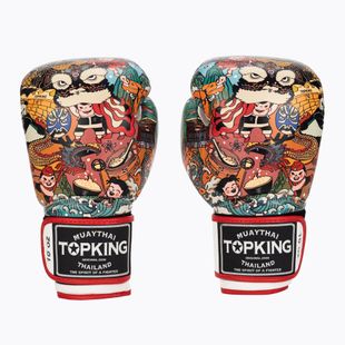 Top King Boxing Culture weiß/rot TKBGCT-1C1 Boxhandschuhe