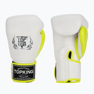 Top King Boxing Reborn Boxhandschuhe weiß/gelb