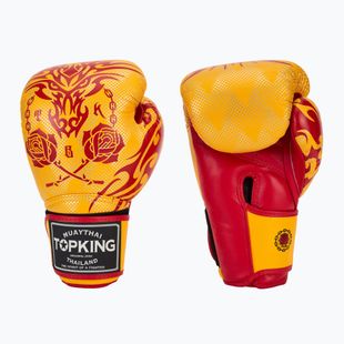 Boxhandschuhe Top King Boxing Dragon yellow