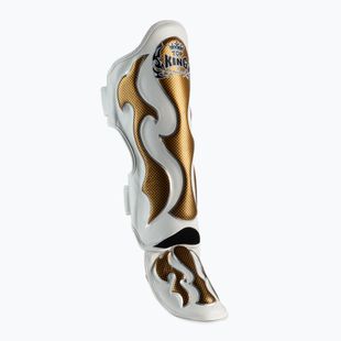 Top King Empower Schienbein- und Fußprotektoren weiß TKSGEM-01-WH-GD-L