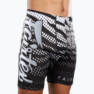 Fairtex Vale Tudo CP10 schwarz/weiss Trainingsshorts
