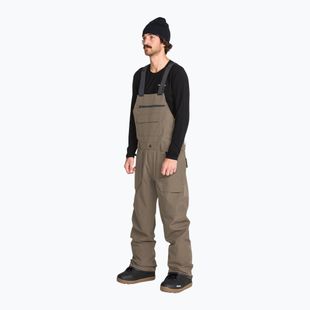 Herren Snowboardhose Volcom Roan Bib Overall teak