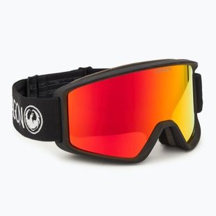 Skibrille DRAGON DXT OTG black/lumalens red ion