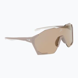 Sonnenbrille Nike Charged Shield matte college grey/gold mirror
