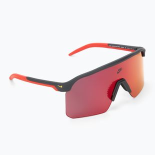 Sonnenbrille Nike Expedition Shield matte dark smoke grey/ red mirror